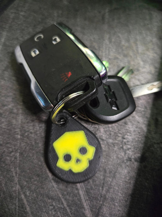 3D Printed Keychain And Necklace Versatile Everyday Accessory Made From Durable Lightweight PLA by Concept2Creation