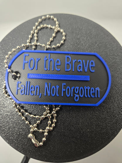3D Printed Dog Tag – Pride & Police Variants Available | Customizable, Durable, and Bold
